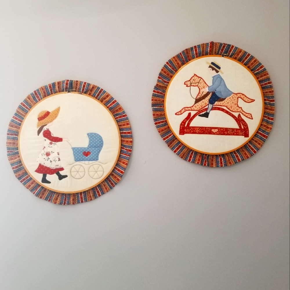 Cottagecore Vintage Quilted Wall Hangings